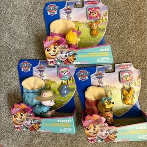 Paw Patrol Everest, Skye, Liberty camp out bundle.